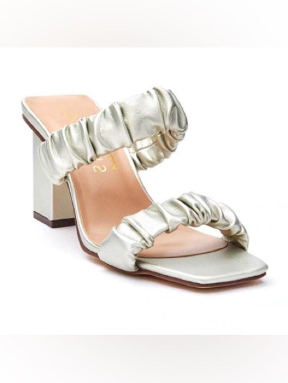 Coconuts by Matisse Heeled Sandals 6M Champagne Gold